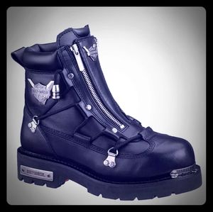 Men's Harley Davidson leather biker boots